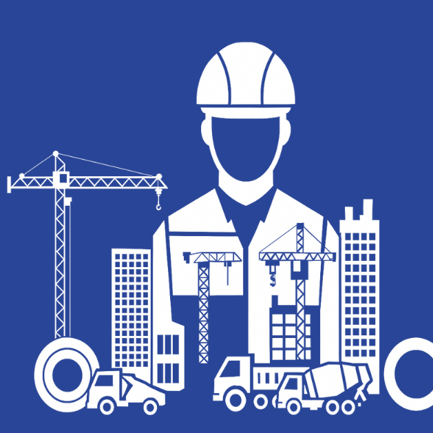 Construction site illustration